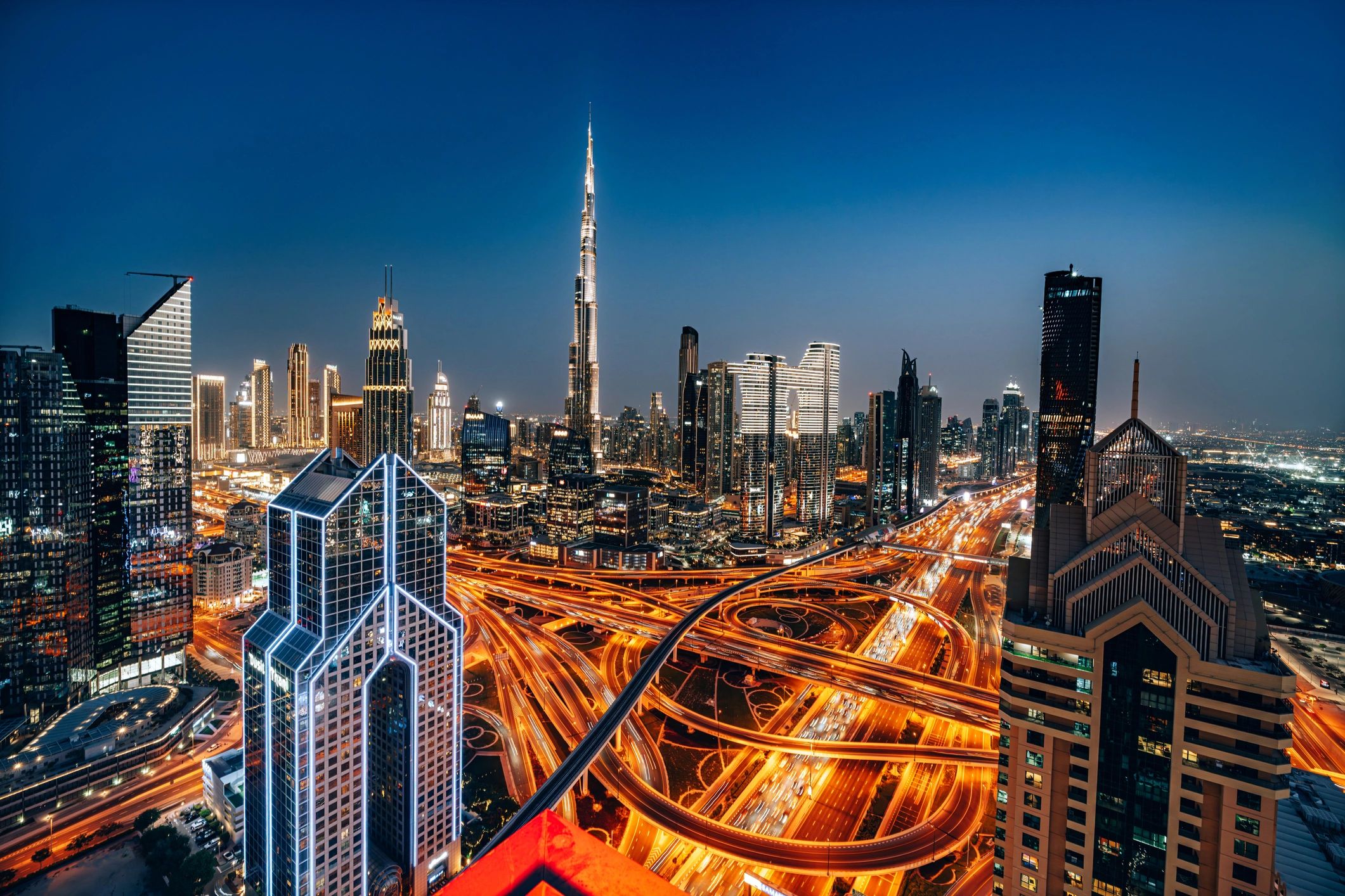 Burj Khalifa - The tallest building in the world, Dubai's iconic skyline centerpiece.
